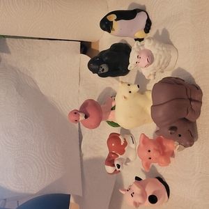 Fisher price little people anamils set of 9